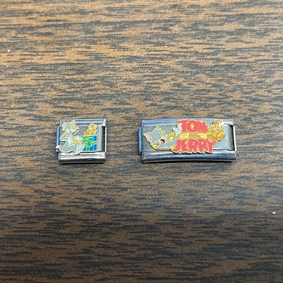 2 Casa Dor'o Tom & Jerry Italian Charms Bracelet - Picture 1 of 2